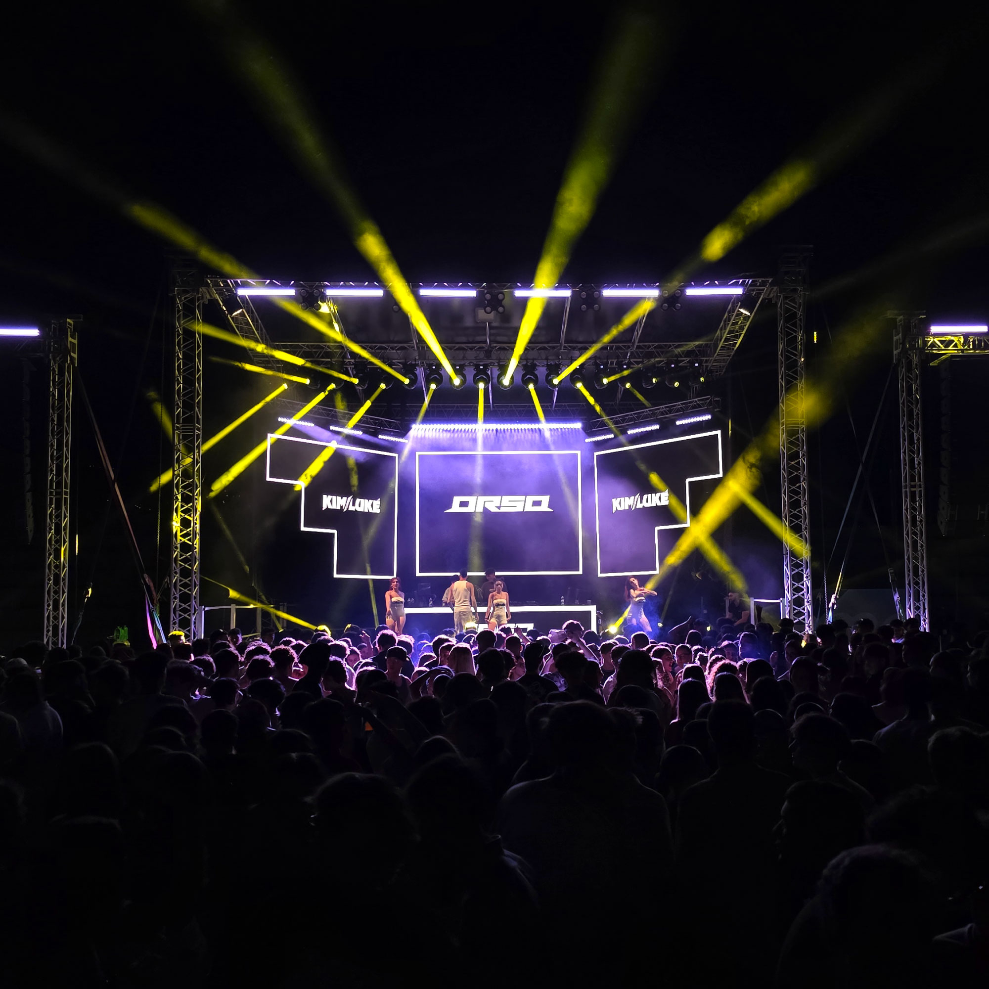 Impianto audio per evento